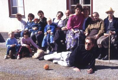 Familienbild um 1990